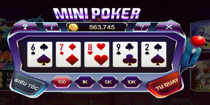 Những ký hiệu thường gặp khi tham gia Mini Poker tại ga6789