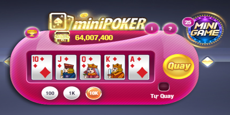 Một vài điều cần lưu ý khi chơi Mini Poker