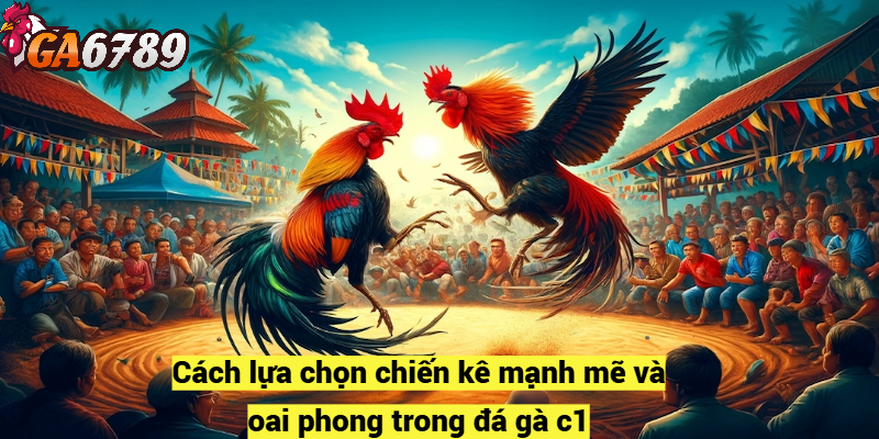 Cách lựa chọn chiến kê mạnh mẽ và oai phong trong đá gà c1